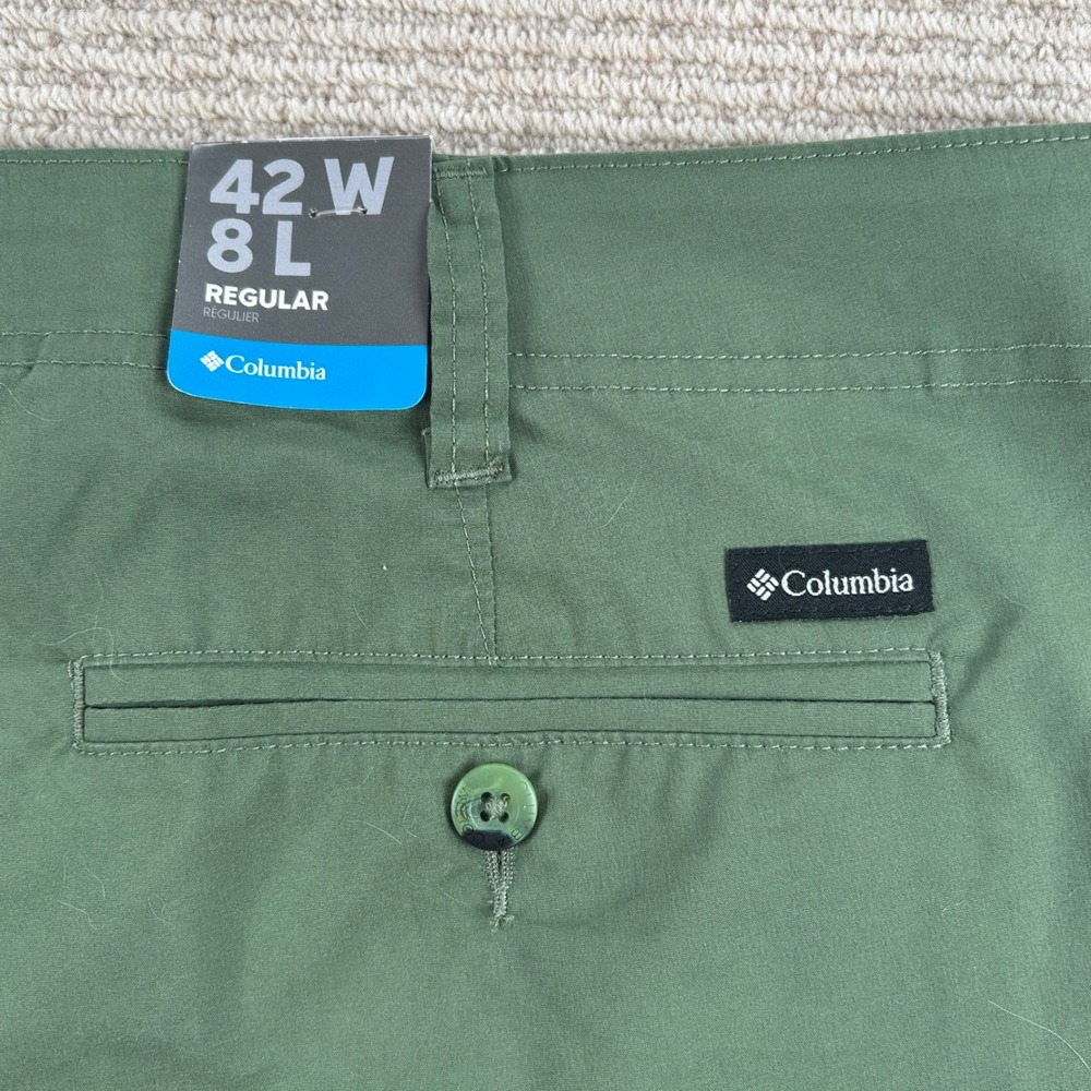 Columbia‎ Pine Canyon Weekend Shorts Mens 42 Green 8" Inseam Gorpcore Hiking NWT - Picture 11 of 13